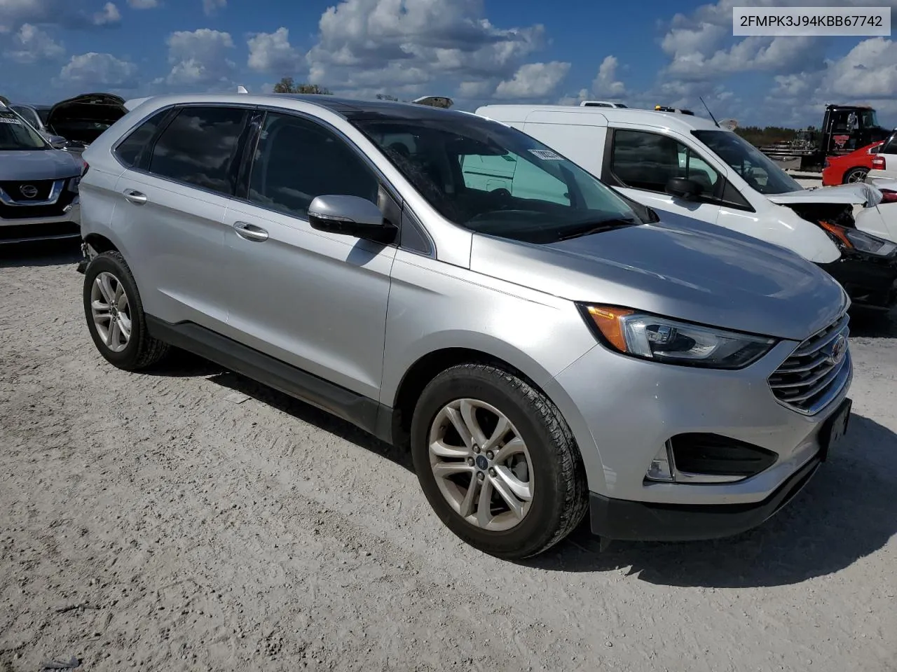 2FMPK3J94KBB67742 2019 Ford Edge Sel