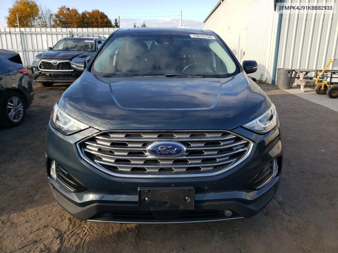 2019 Ford Edge Sel VIN: 2FMPK4J91KBB82933 Lot: 79070754