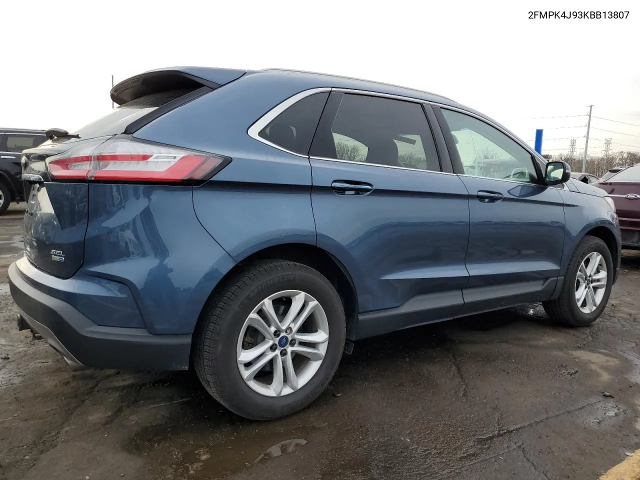 2019 Ford Edge Sel VIN: 2FMPK4J93KBB13807 Lot: 79107254