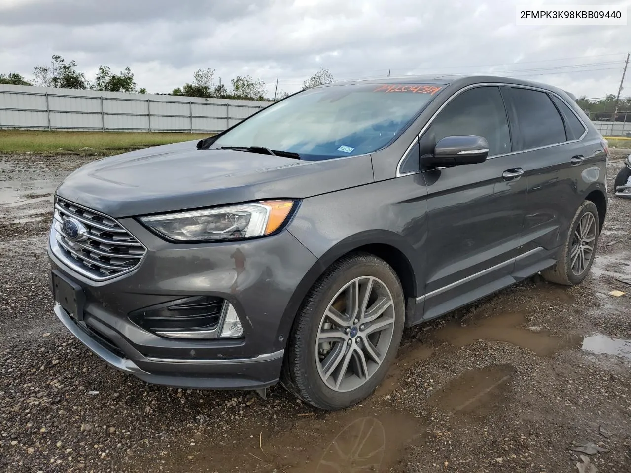 2FMPK3K98KBB09440 2019 Ford Edge Titanium