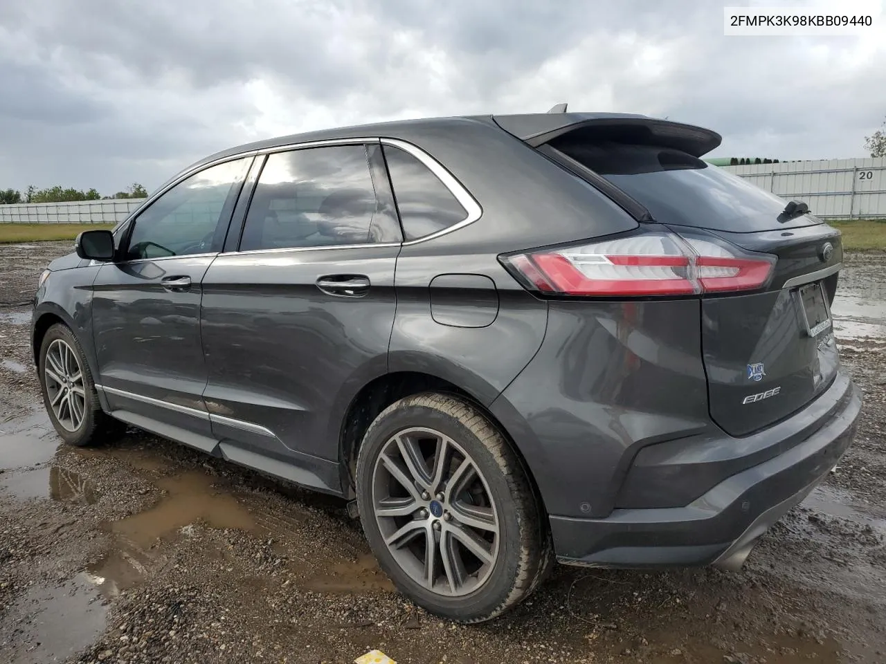 2019 Ford Edge Titanium VIN: 2FMPK3K98KBB09440 Lot: 79204354