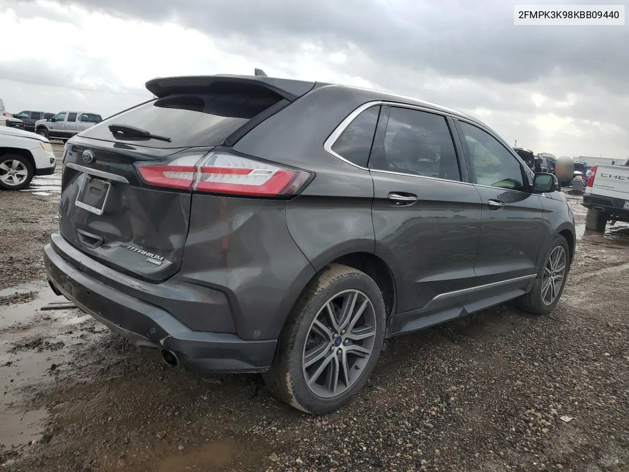 2019 Ford Edge Titanium VIN: 2FMPK3K98KBB09440 Lot: 79204354