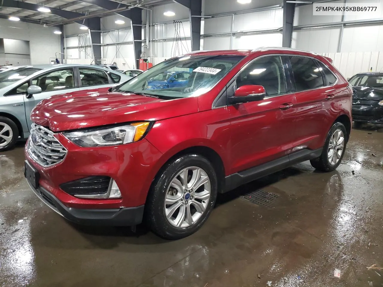 2019 Ford Edge Titanium VIN: 2FMPK4K95KBB69777 Lot: 79422344