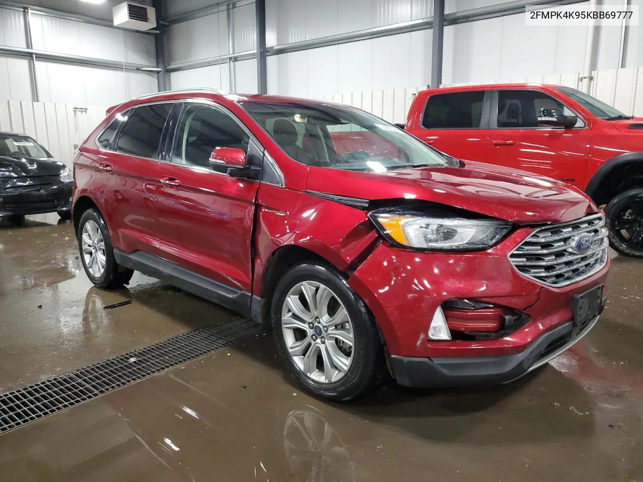 2019 Ford Edge Titanium VIN: 2FMPK4K95KBB69777 Lot: 79422344