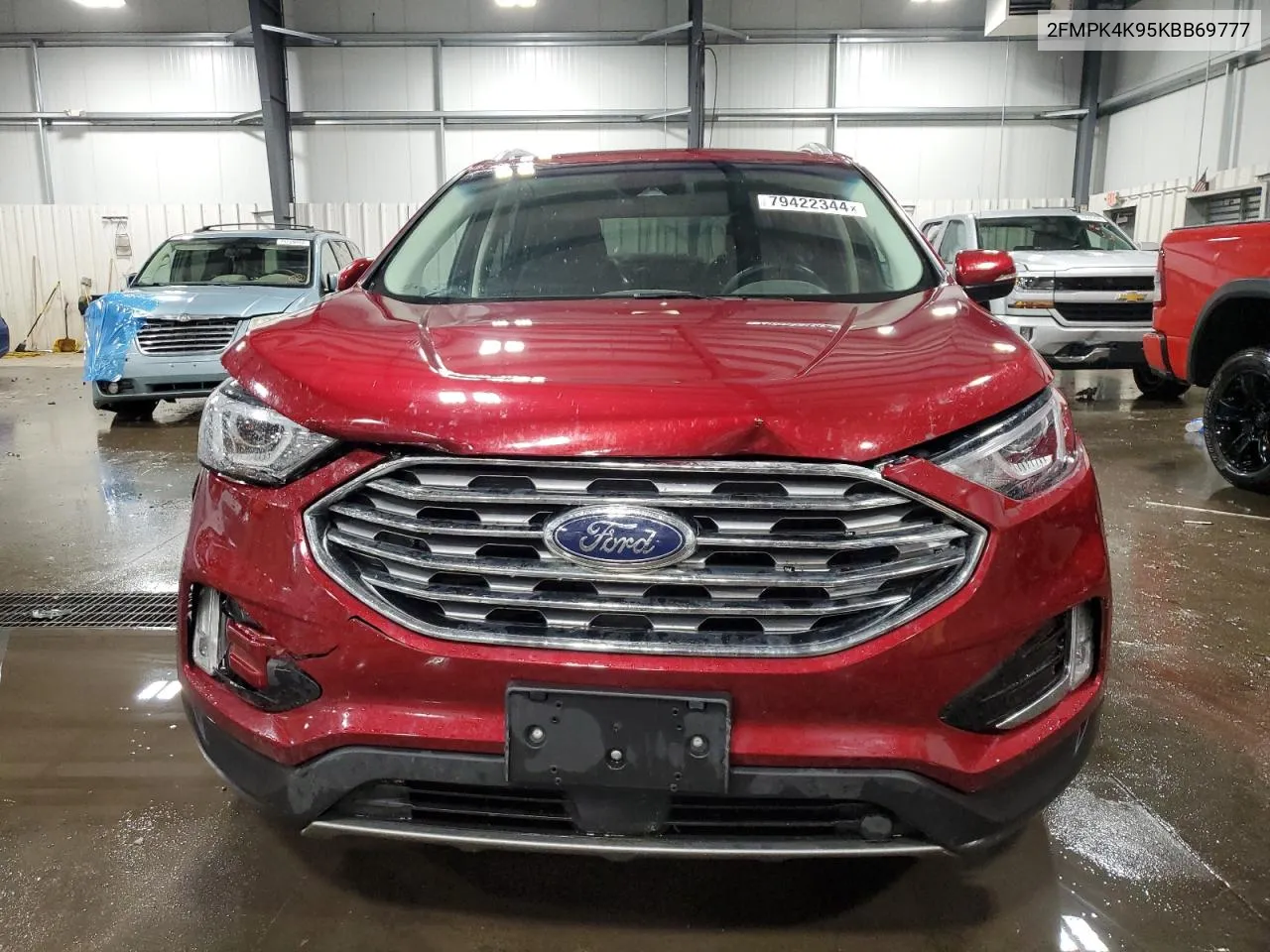 2019 Ford Edge Titanium VIN: 2FMPK4K95KBB69777 Lot: 79422344