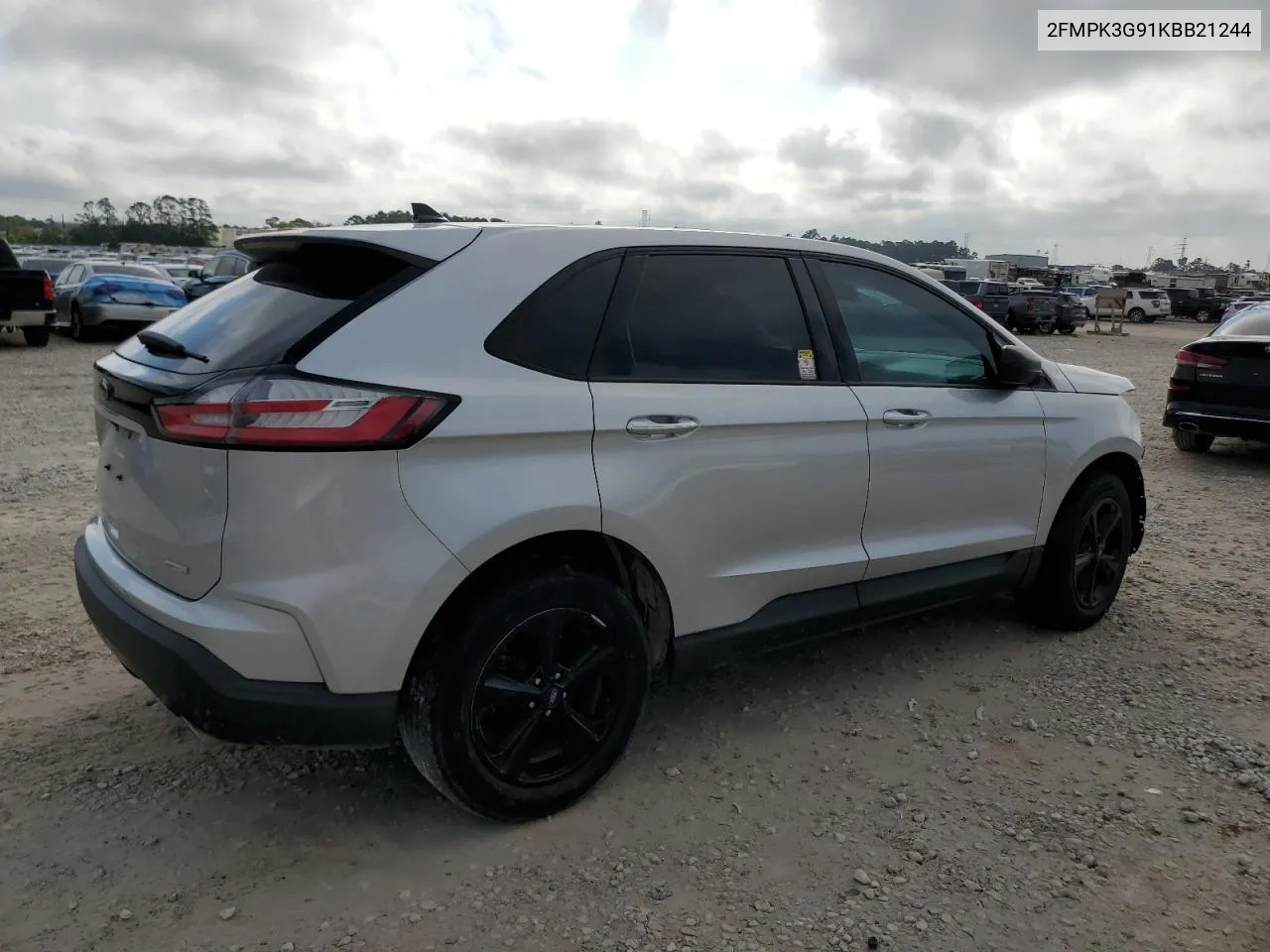 2019 Ford Edge Se VIN: 2FMPK3G91KBB21244 Lot: 79508344