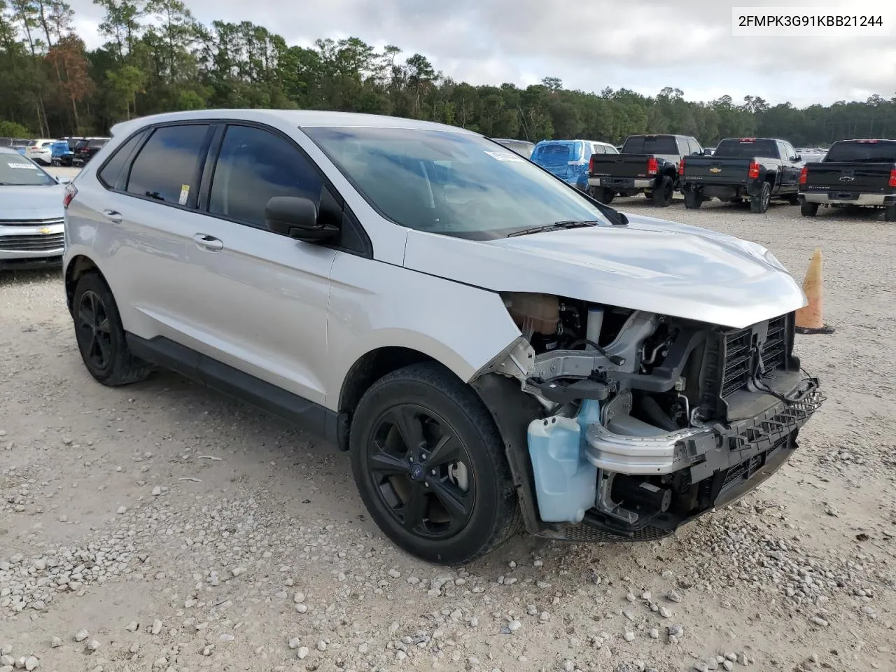 2019 Ford Edge Se VIN: 2FMPK3G91KBB21244 Lot: 79508344