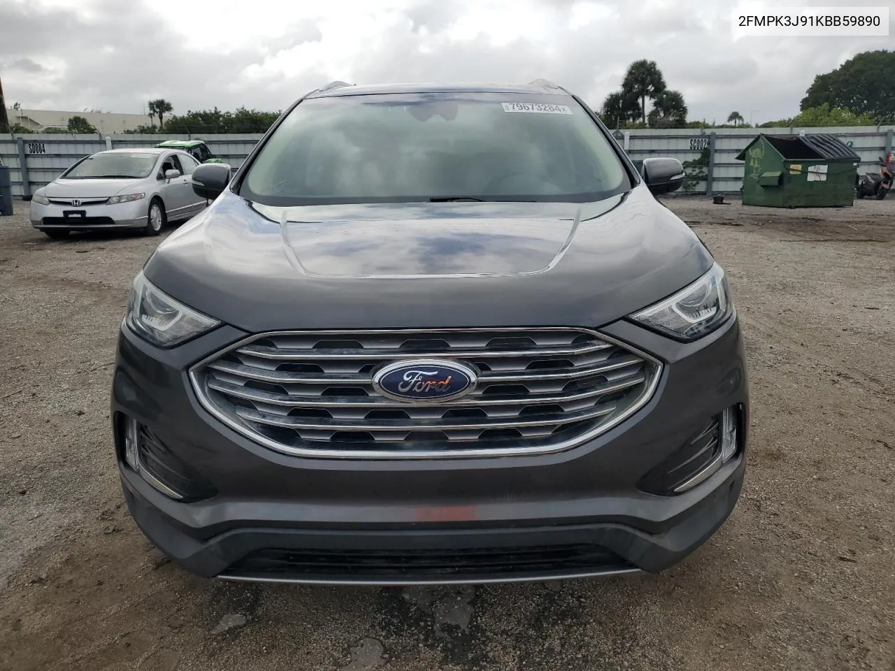 2019 Ford Edge Sel VIN: 2FMPK3J91KBB59890 Lot: 79673284