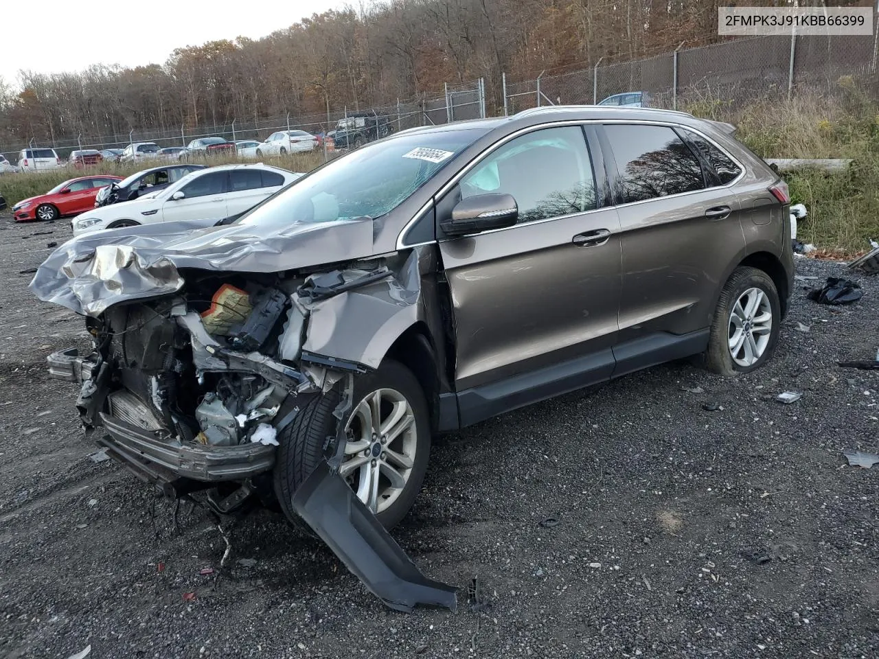 2019 Ford Edge Sel VIN: 2FMPK3J91KBB66399 Lot: 79930654