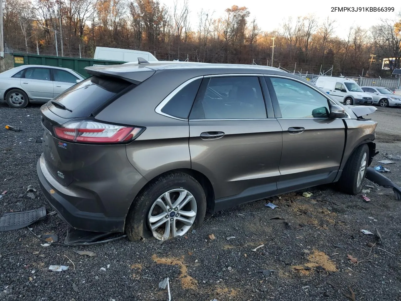 2019 Ford Edge Sel VIN: 2FMPK3J91KBB66399 Lot: 79930654