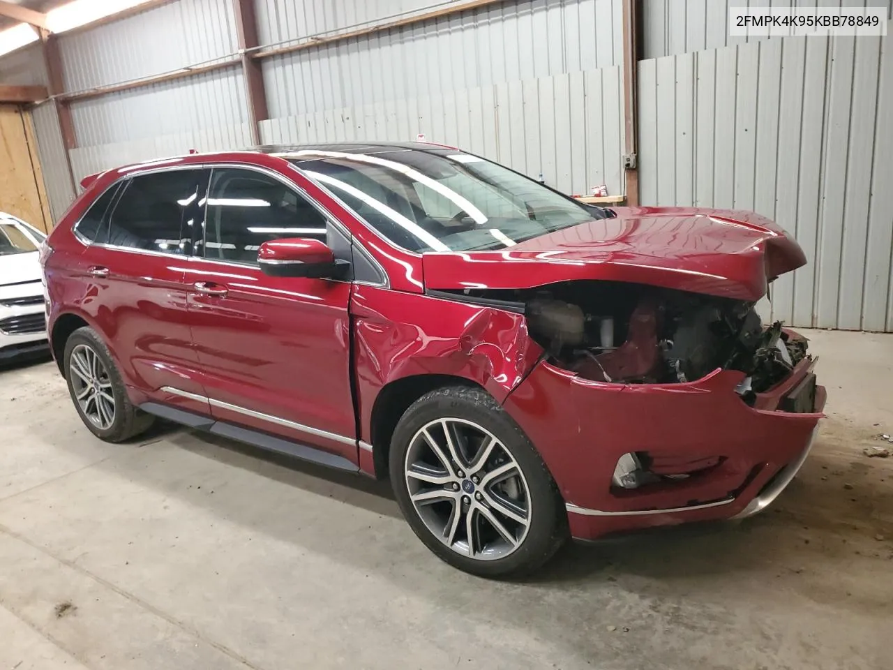 2019 Ford Edge Titanium VIN: 2FMPK4K95KBB78849 Lot: 80020574