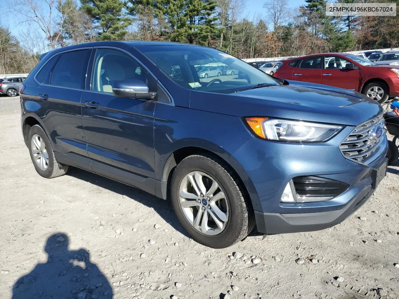 2019 Ford Edge Sel VIN: 2FMPK4J96KBC67024 Lot: 80625604