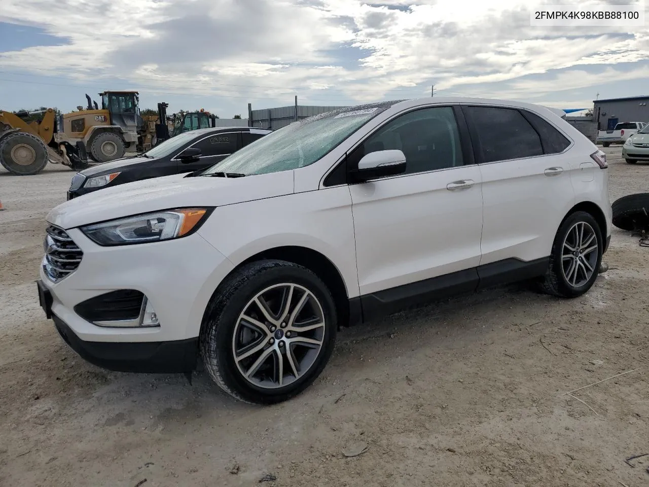 2019 Ford Edge Titanium VIN: 2FMPK4K98KBB88100 Lot: 80760794