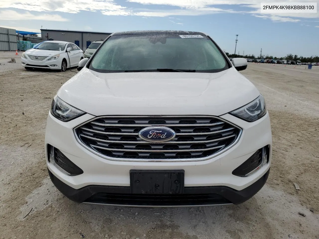 2019 Ford Edge Titanium VIN: 2FMPK4K98KBB88100 Lot: 80760794