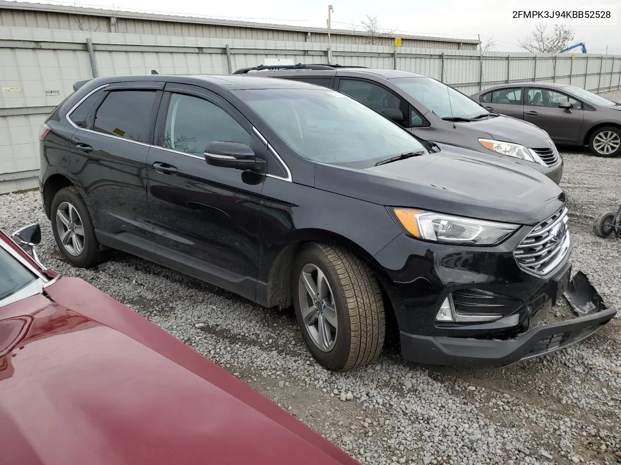 2019 Ford Edge Sel VIN: 2FMPK3J94KBB52528 Lot: 80929714