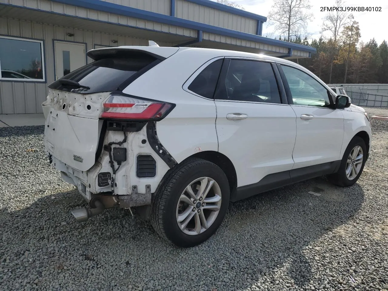 2019 Ford Edge Sel VIN: 2FMPK3J99KBB40102 Lot: 81162654