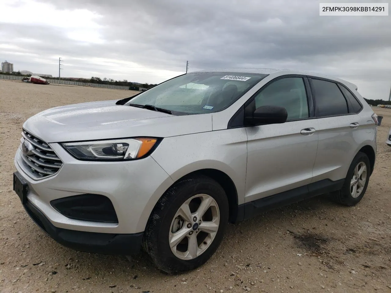 2019 Ford Edge Se VIN: 2FMPK3G98KBB14291 Lot: 81406844