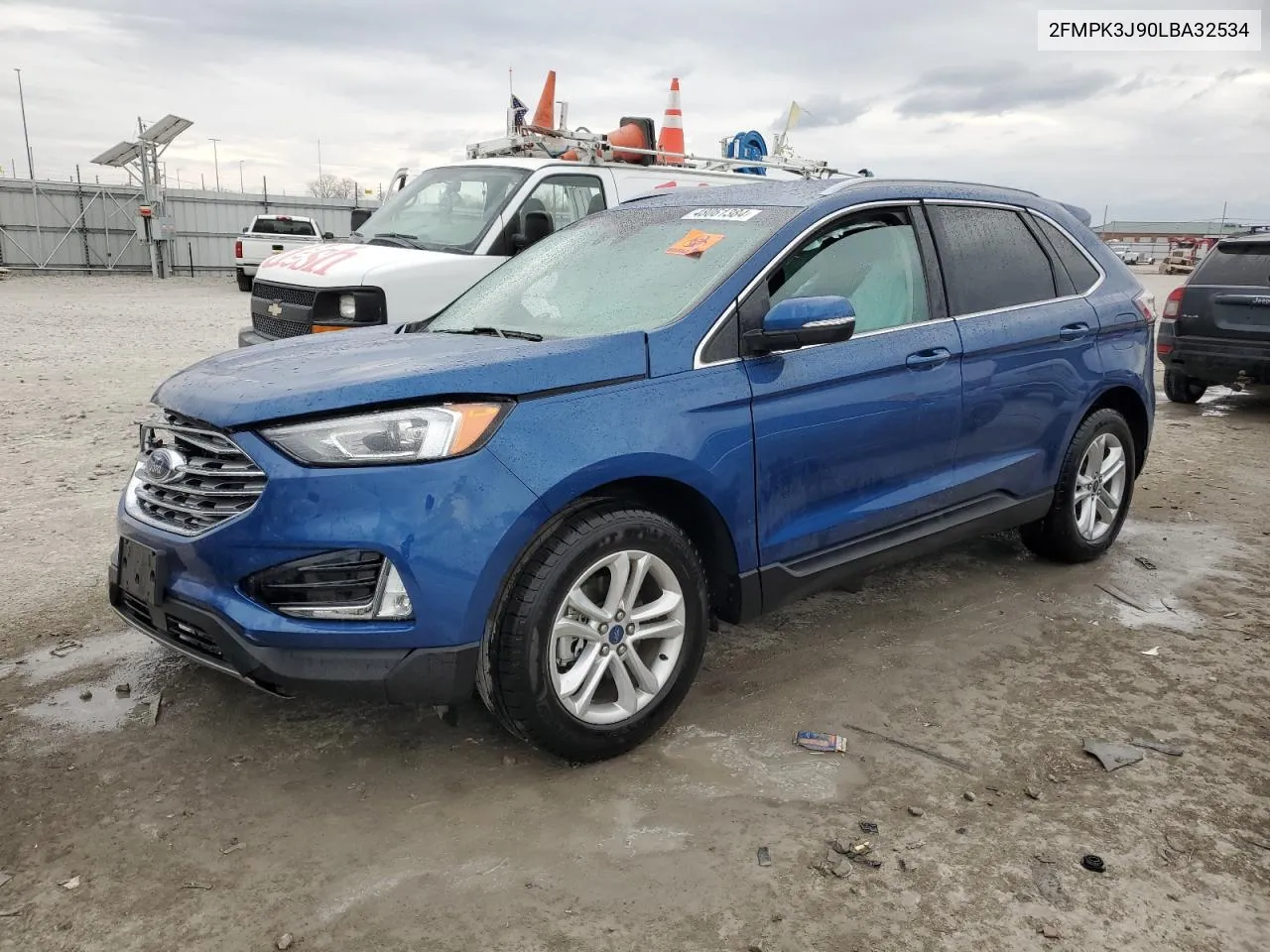 2020 Ford Edge Sel VIN: 2FMPK3J90LBA32534 Lot: 48061384