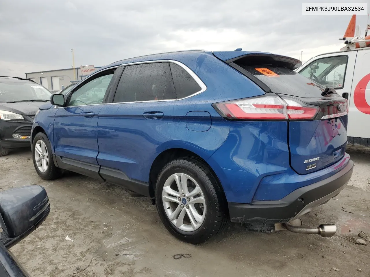 2020 Ford Edge Sel VIN: 2FMPK3J90LBA32534 Lot: 48061384