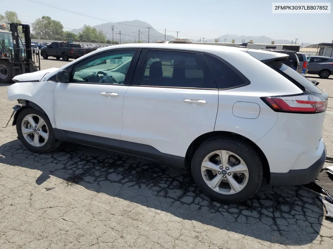 2020 Ford Edge Se VIN: 2FMPK3G97LBB07852 Lot: 50109693