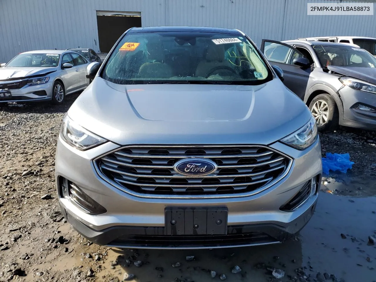 2020 Ford Edge Sel VIN: 2FMPK4J91LBA58873 Lot: 51740884