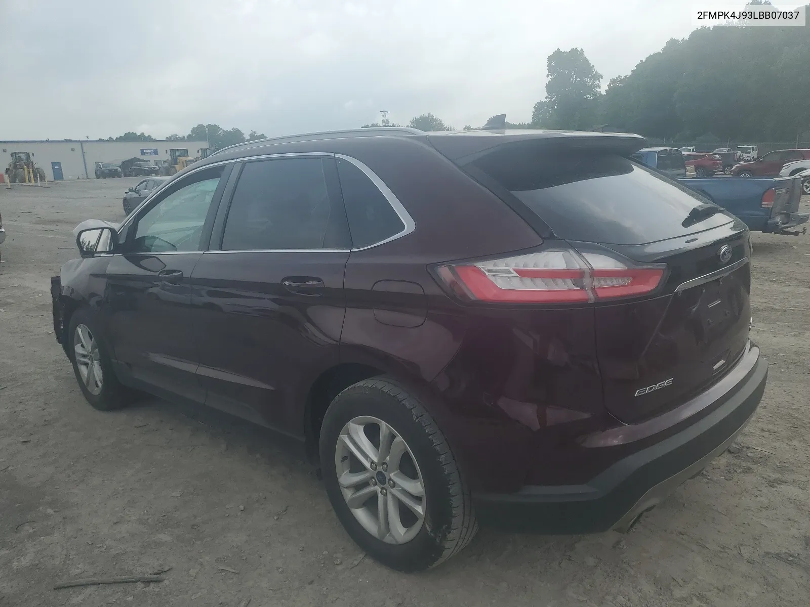 2020 Ford Edge Sel VIN: 2FMPK4J93LBB07037 Lot: 54051344