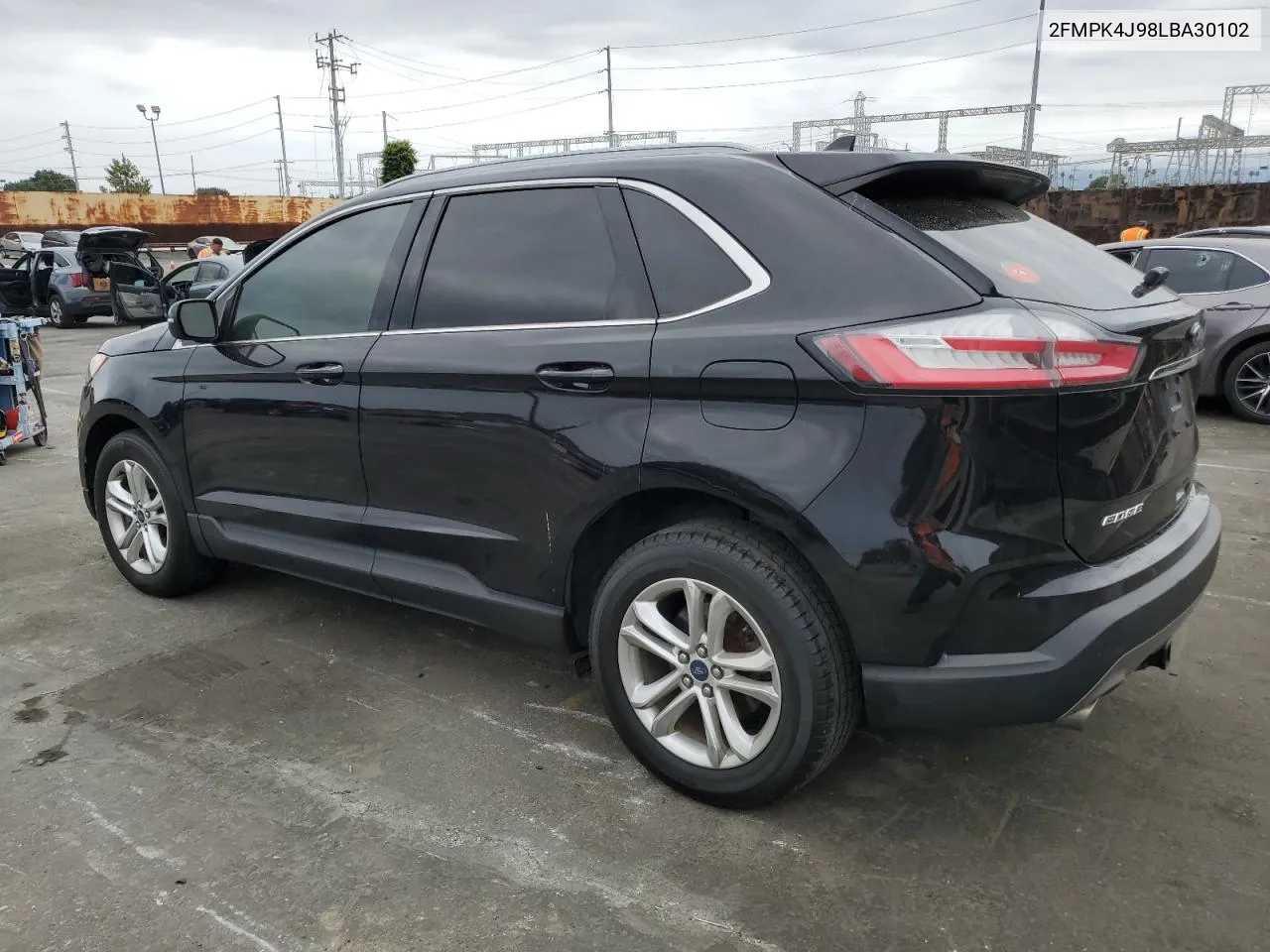 2020 Ford Edge Sel VIN: 2FMPK4J98LBA30102 Lot: 55040754