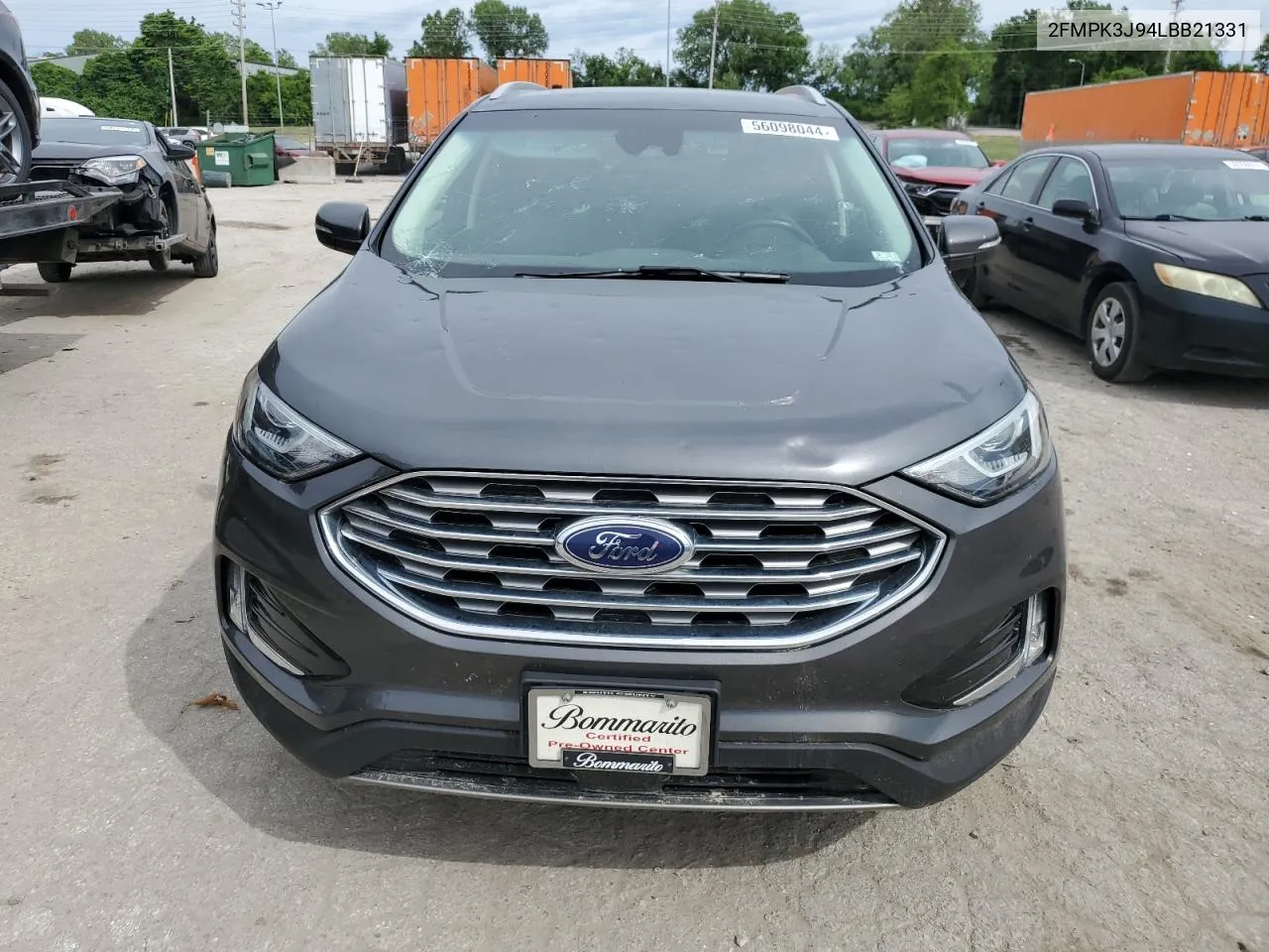 2020 Ford Edge Sel VIN: 2FMPK3J94LBB21331 Lot: 56098044