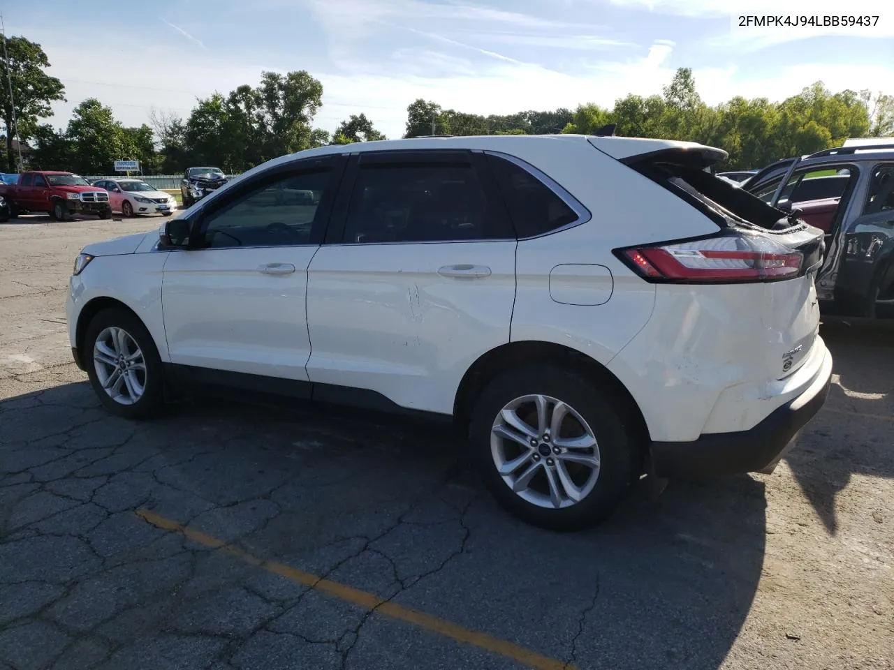 2020 Ford Edge Sel VIN: 2FMPK4J94LBB59437 Lot: 58342124