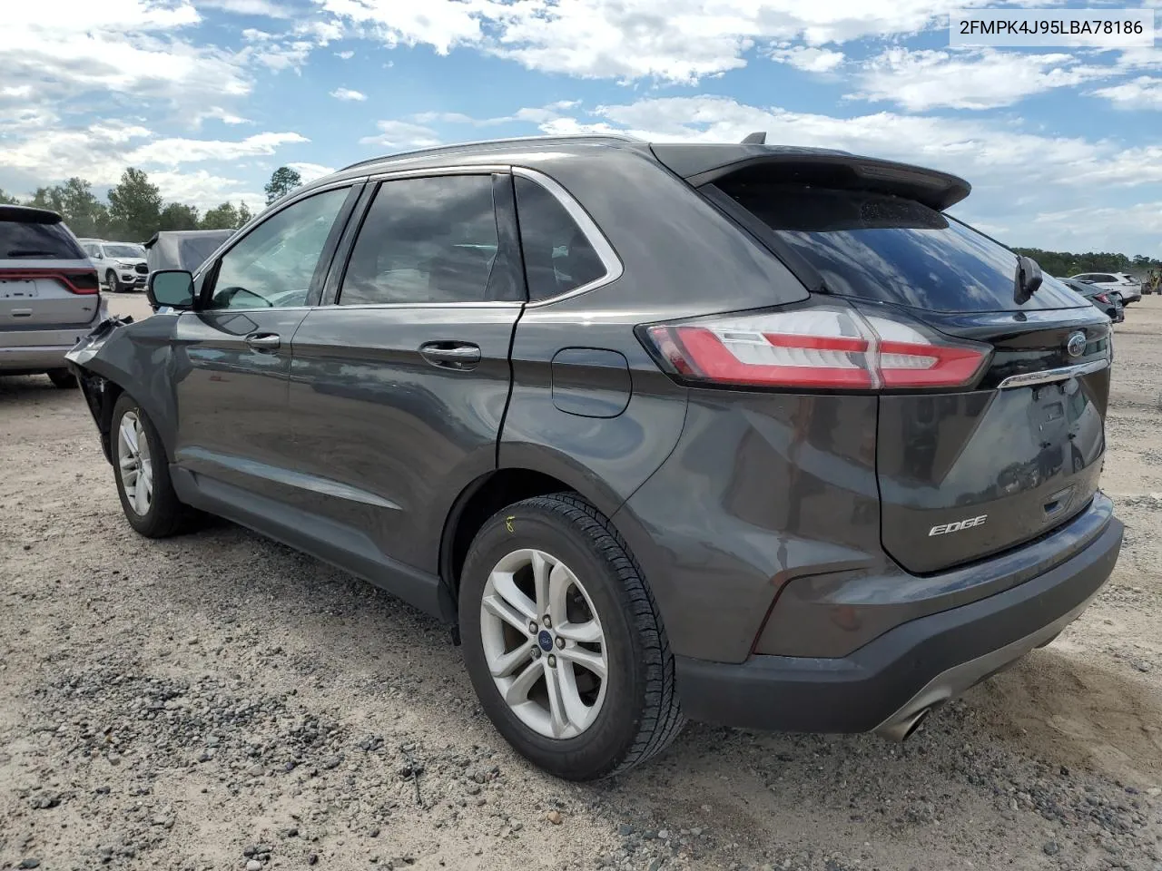 2020 Ford Edge Sel VIN: 2FMPK4J95LBA78186 Lot: 59730724