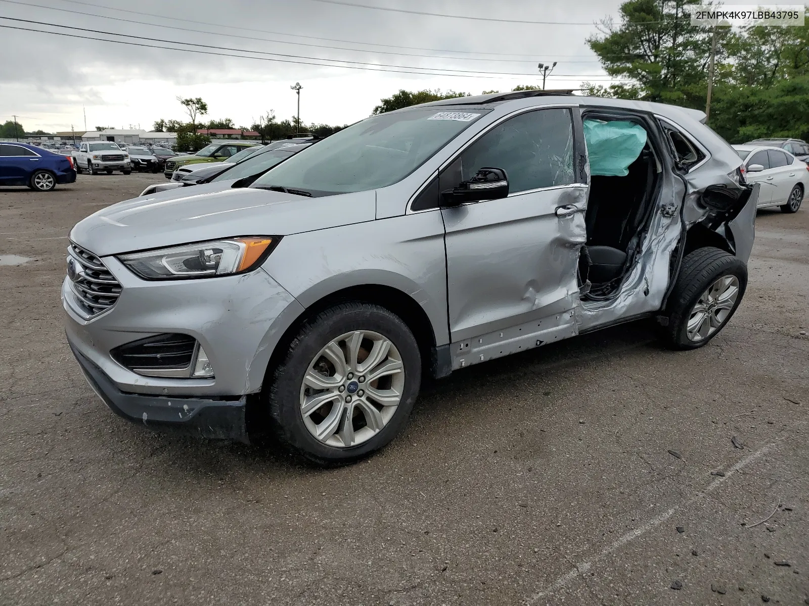 2FMPK4K97LBB43795 2020 Ford Edge Titanium