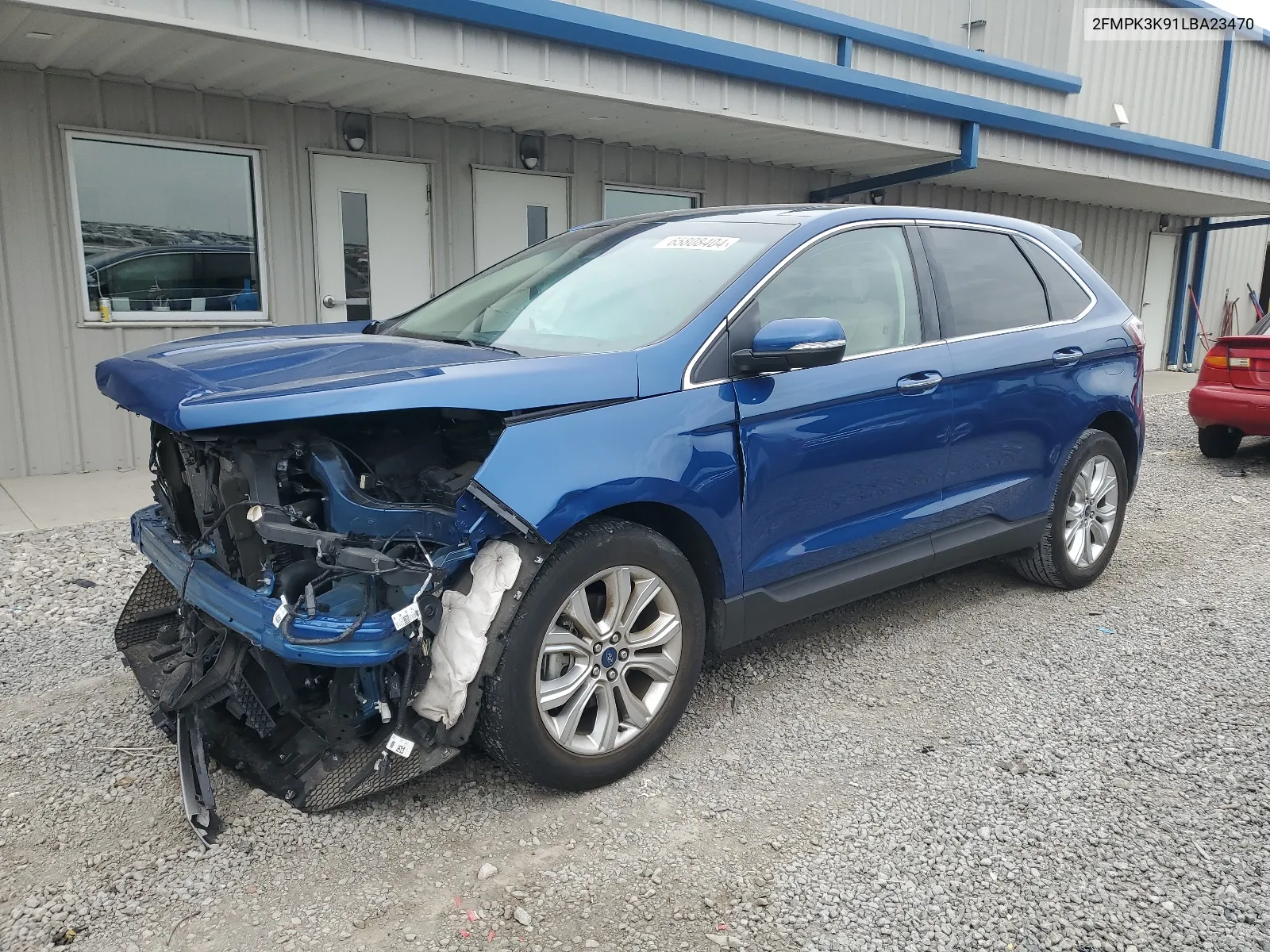 2020 Ford Edge Titanium VIN: 2FMPK3K91LBA23470 Lot: 65808404