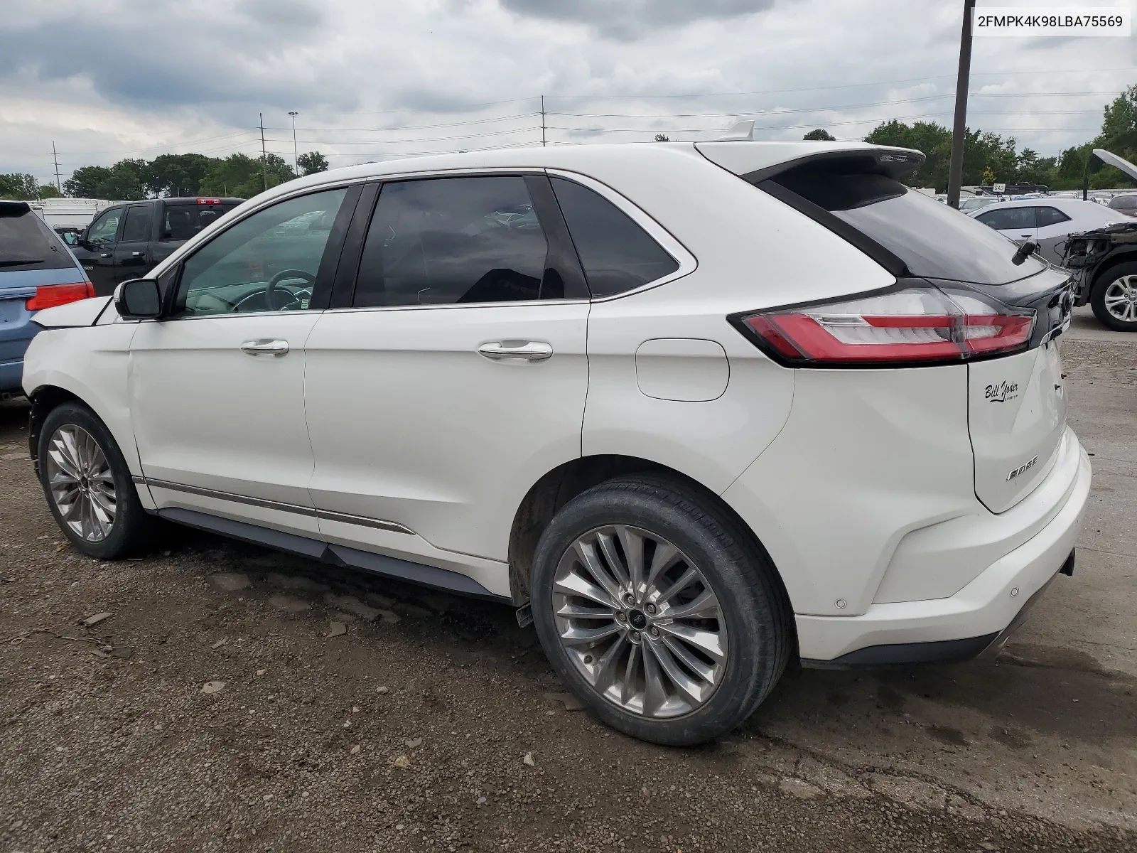 2020 Ford Edge Titanium VIN: 2FMPK4K98LBA75569 Lot: 66054774