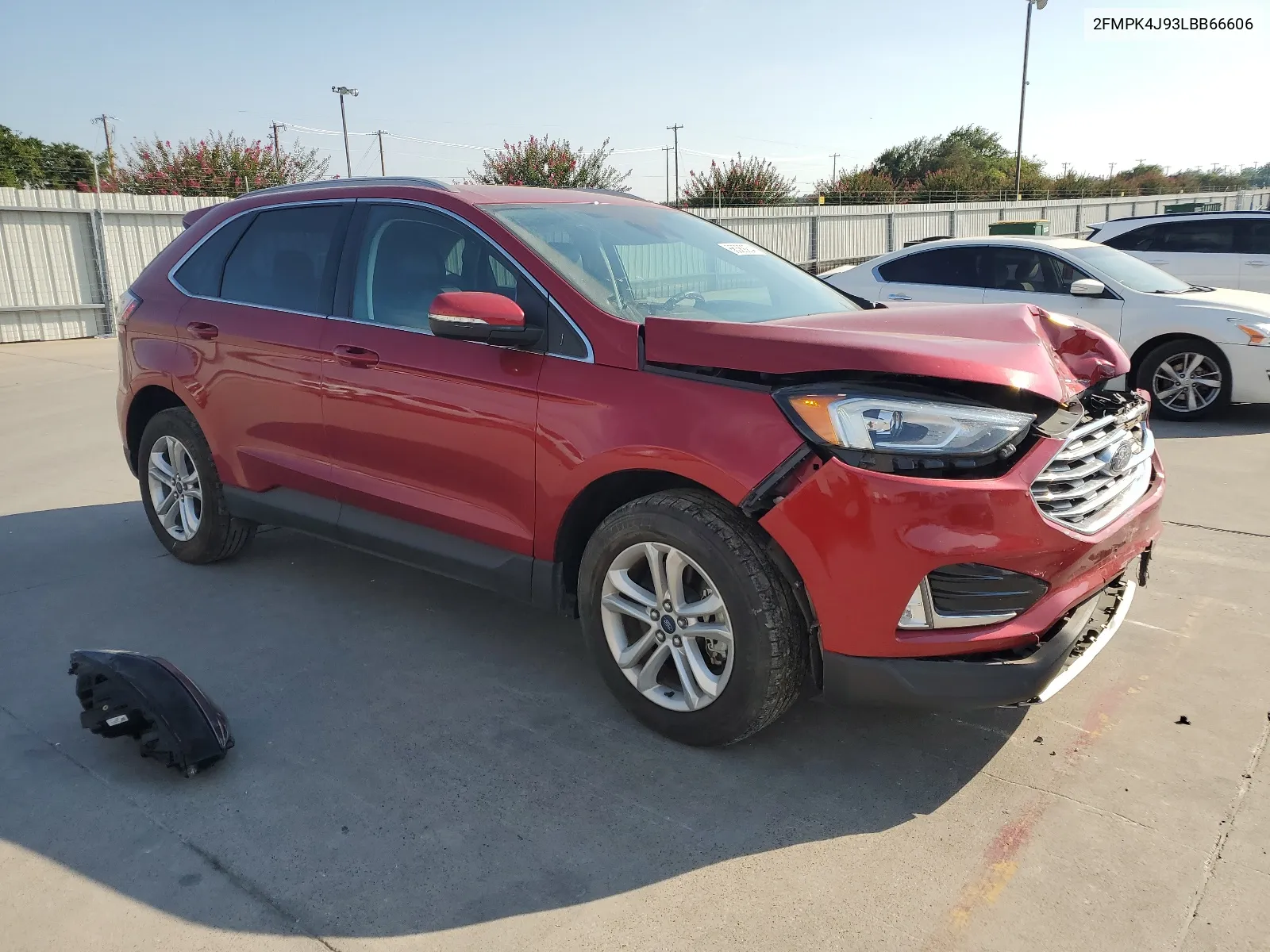 2020 Ford Edge Sel VIN: 2FMPK4J93LBB66606 Lot: 66389234