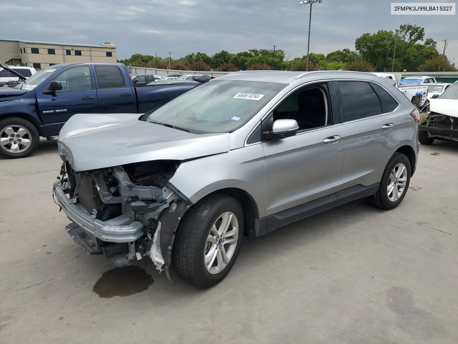 2020 Ford Edge Sel VIN: 2FMPK3J99LBA15327 Lot: 66861034