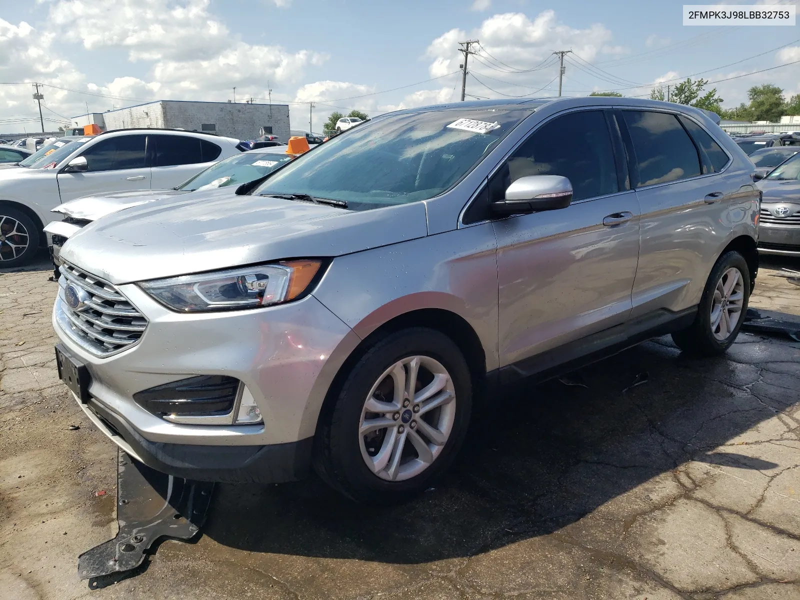 2FMPK3J98LBB32753 2020 Ford Edge Sel