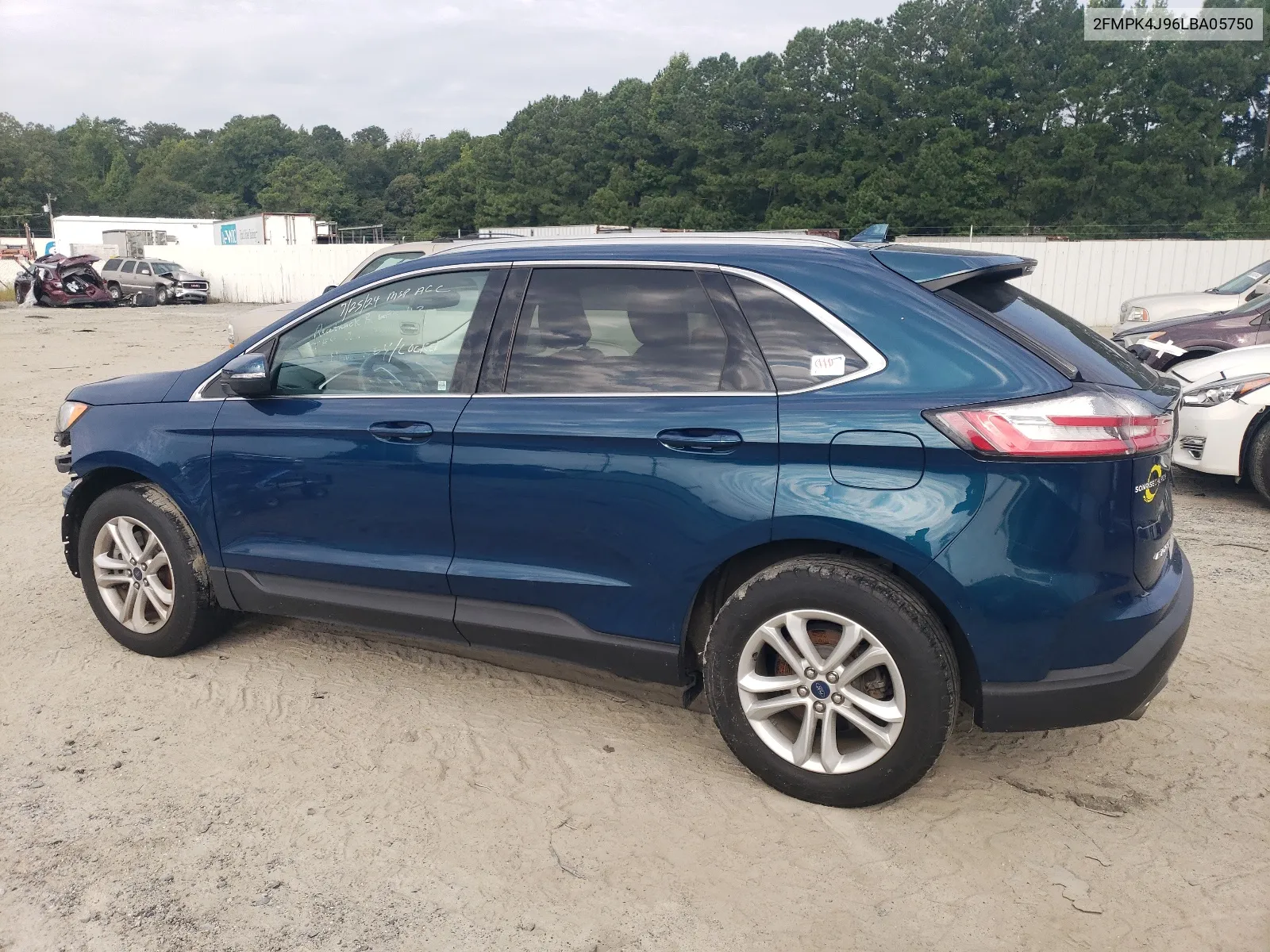 2020 Ford Edge Sel VIN: 2FMPK4J96LBA05750 Lot: 68346154