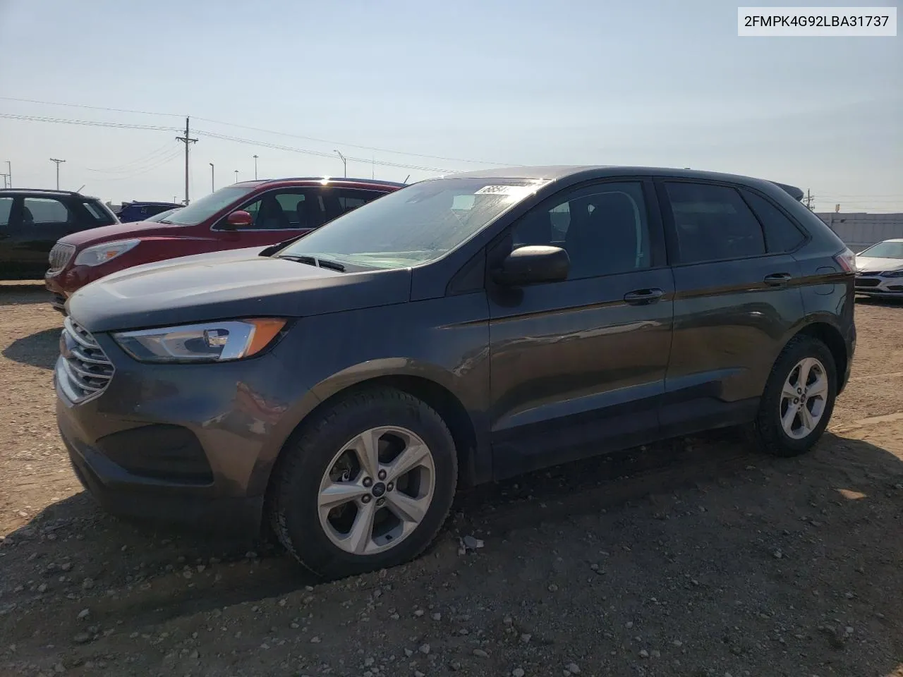 2FMPK4G92LBA31737 2020 Ford Edge Se