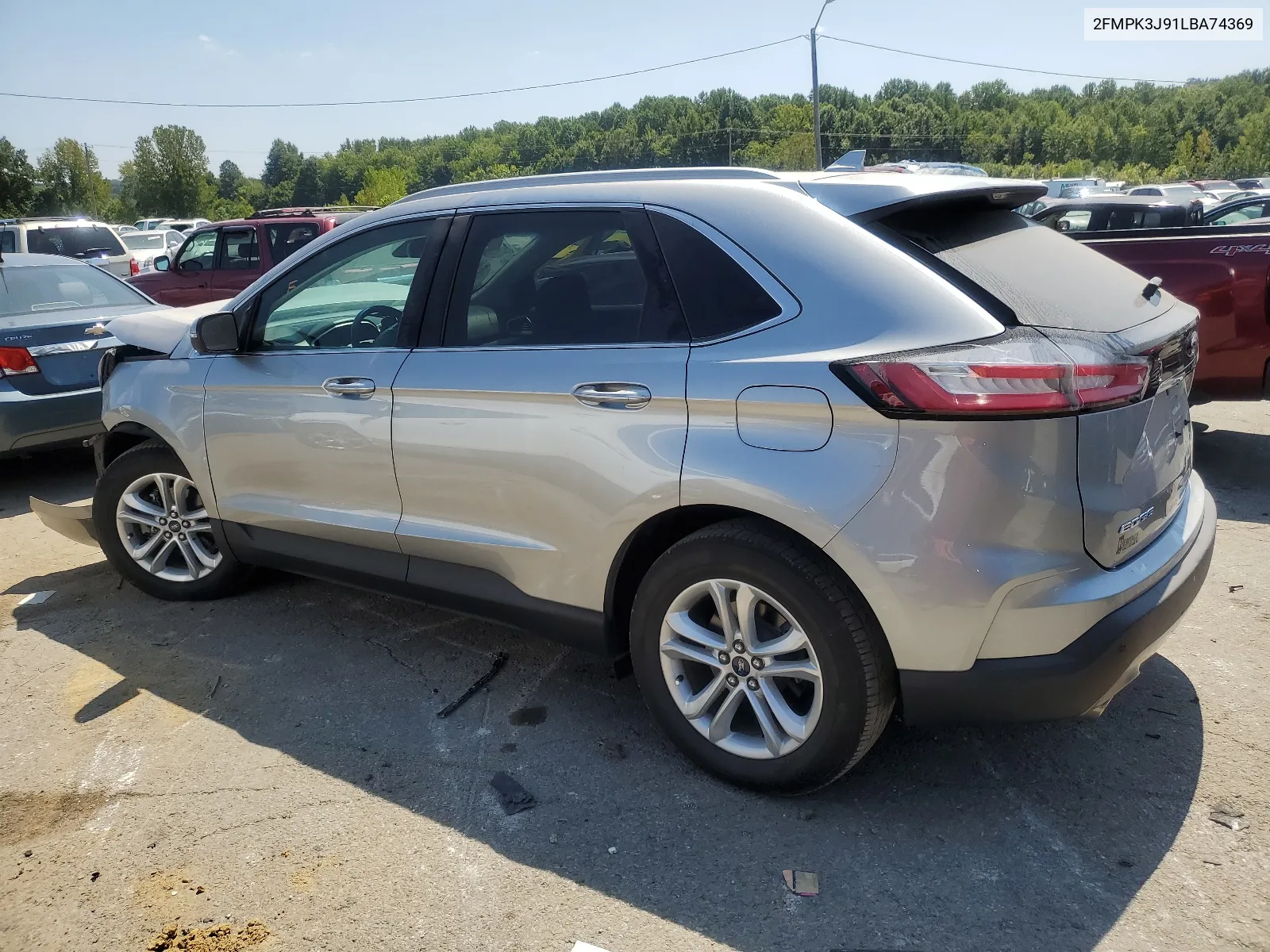 2020 Ford Edge Sel VIN: 2FMPK3J91LBA74369 Lot: 68606214