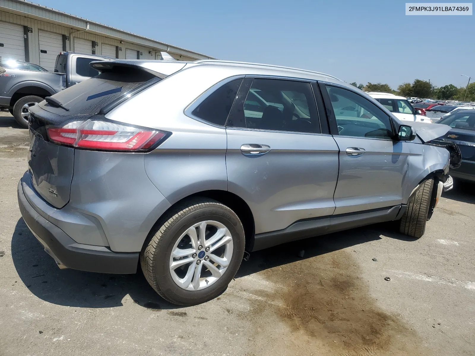 2020 Ford Edge Sel VIN: 2FMPK3J91LBA74369 Lot: 68606214