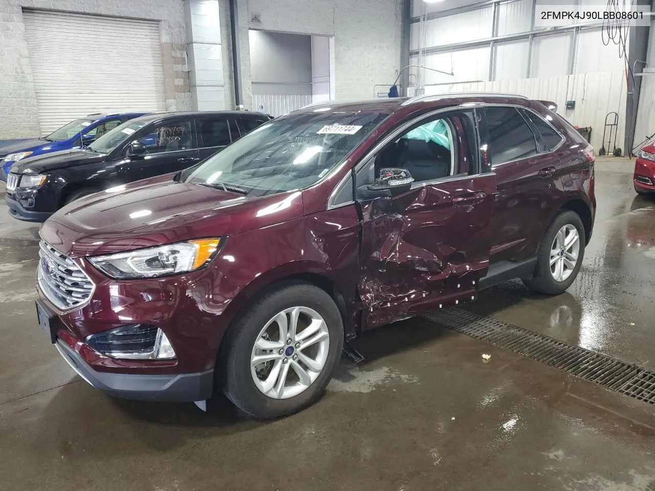 2020 Ford Edge Sel VIN: 2FMPK4J90LBB08601 Lot: 69711744