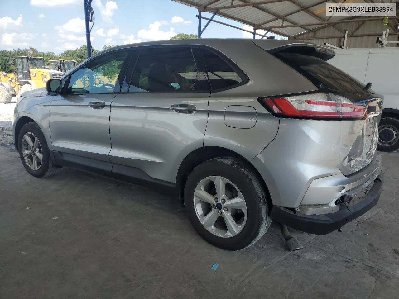 2020 Ford Edge Se VIN: 2FMPK3G9XLBB33894 Lot: 69742744