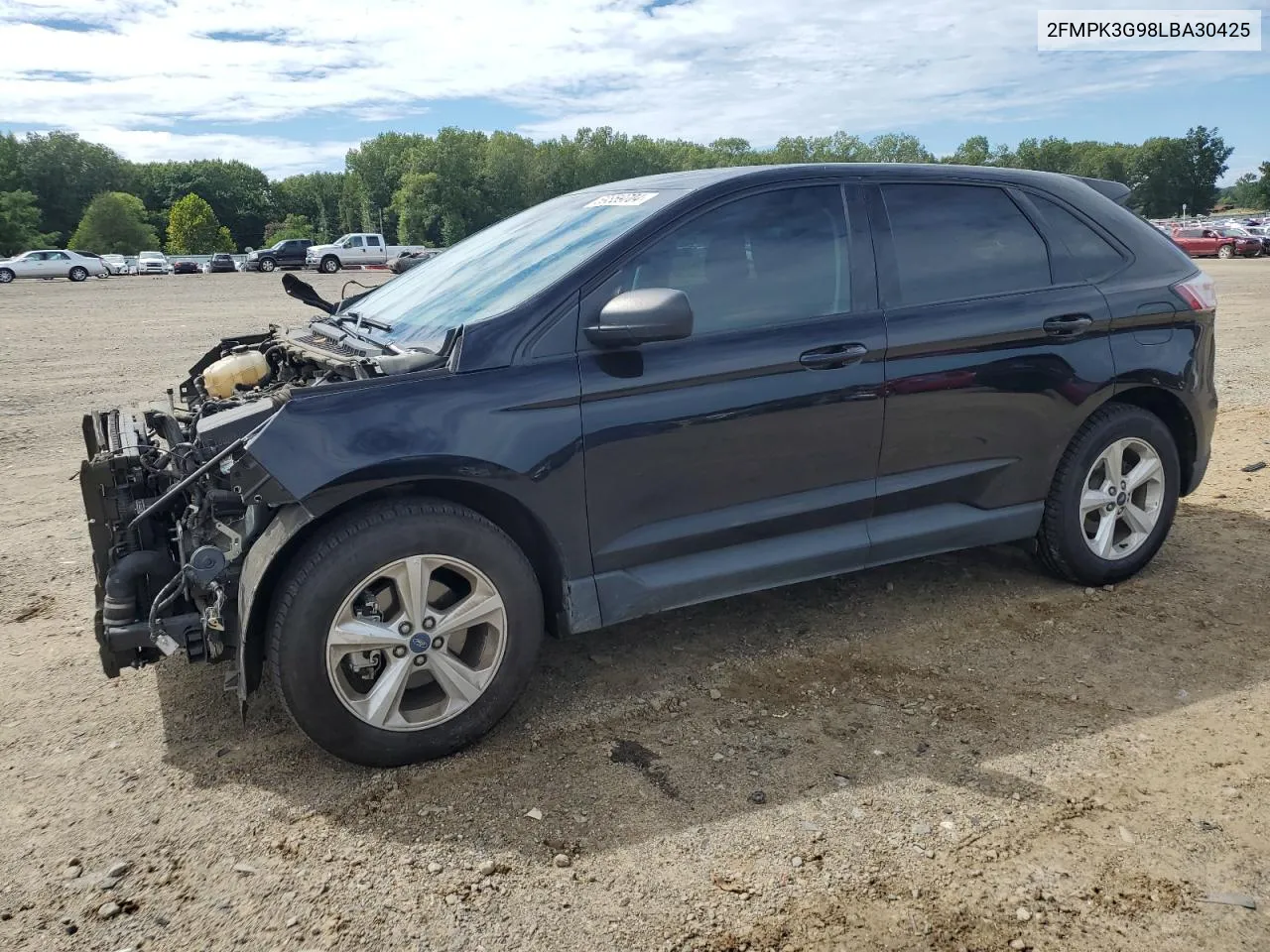 2020 Ford Edge Se VIN: 2FMPK3G98LBA30425 Lot: 69859704