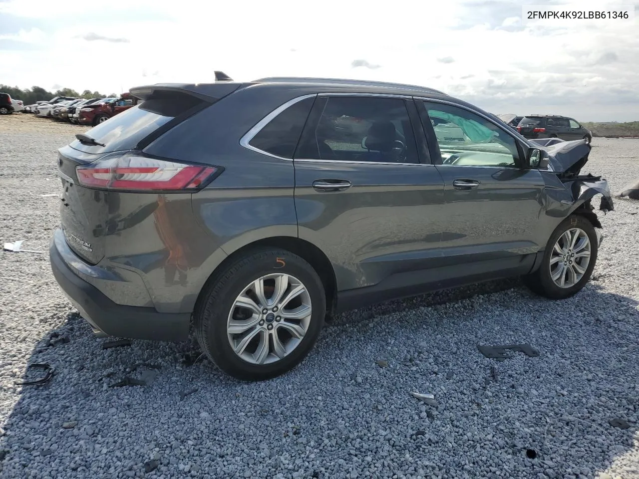 2020 Ford Edge Titanium VIN: 2FMPK4K92LBB61346 Lot: 69883984