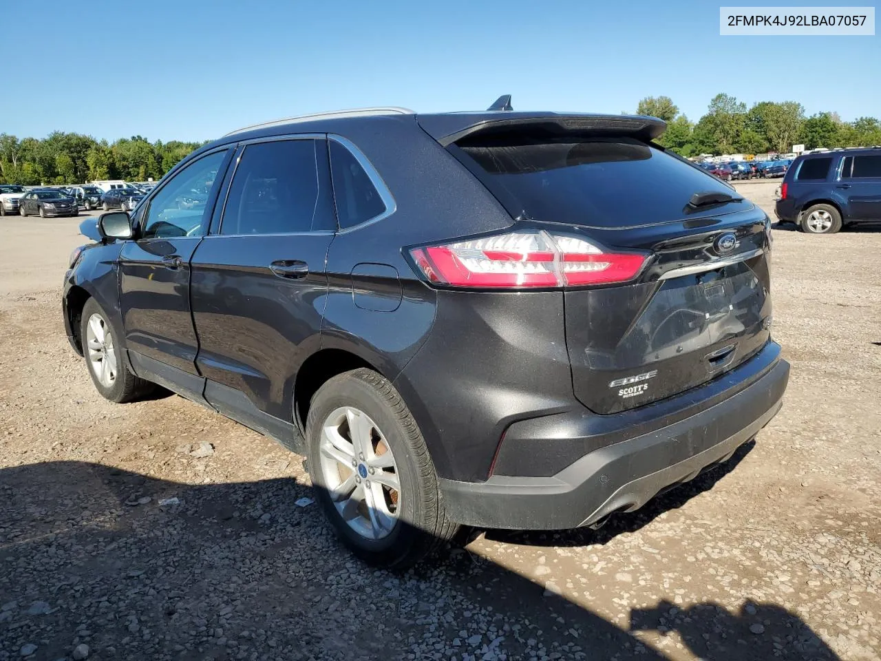 2020 Ford Edge Sel VIN: 2FMPK4J92LBA07057 Lot: 70726494