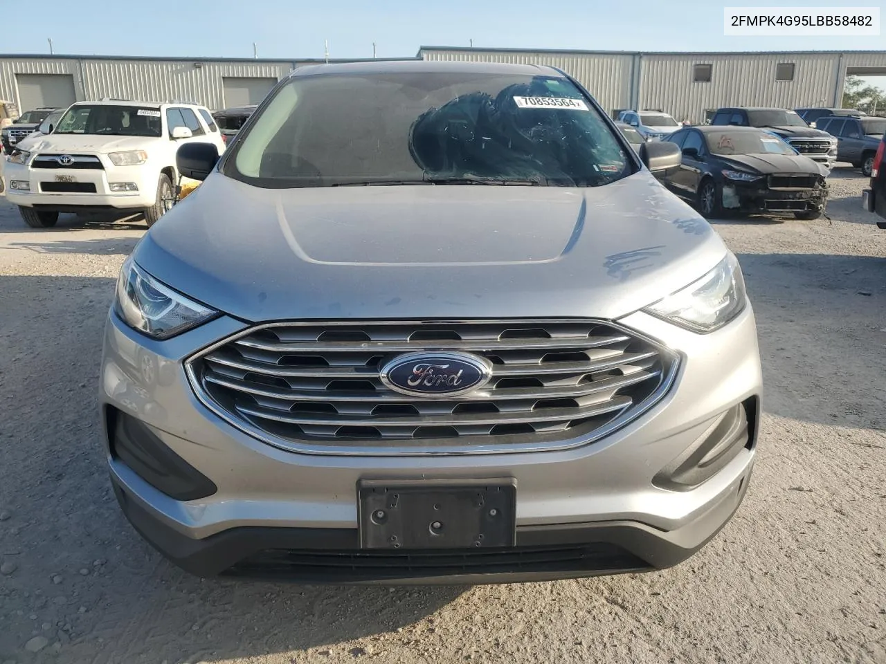 2020 Ford Edge Se VIN: 2FMPK4G95LBB58482 Lot: 70853564