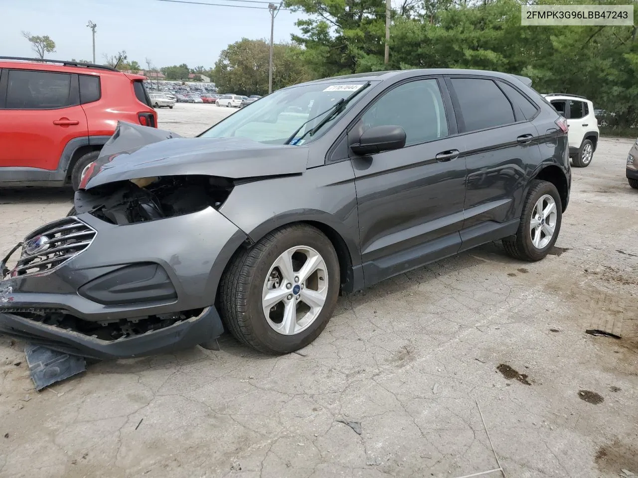 2020 Ford Edge Se VIN: 2FMPK3G96LBB47243 Lot: 71167044