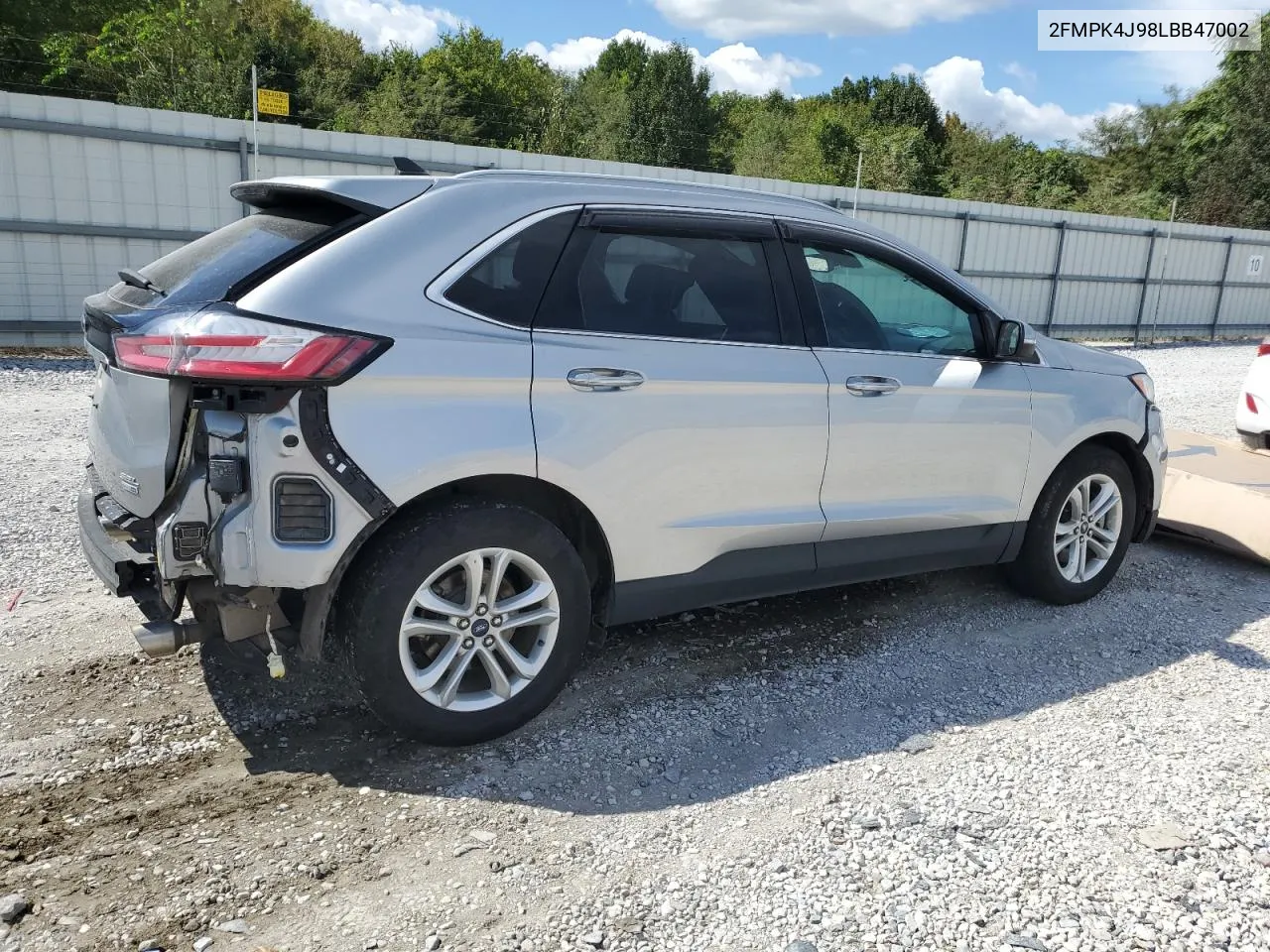 2020 Ford Edge Sel VIN: 2FMPK4J98LBB47002 Lot: 71461474