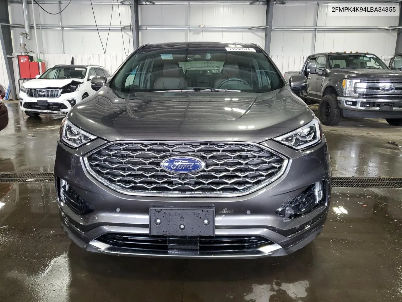 2020 Ford Edge Titanium VIN: 2FMPK4K94LBA34355 Lot: 71558574