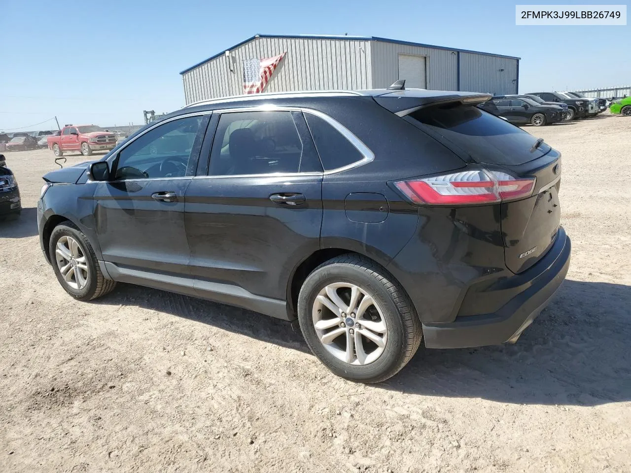 2020 Ford Edge Sel VIN: 2FMPK3J99LBB26749 Lot: 71631894